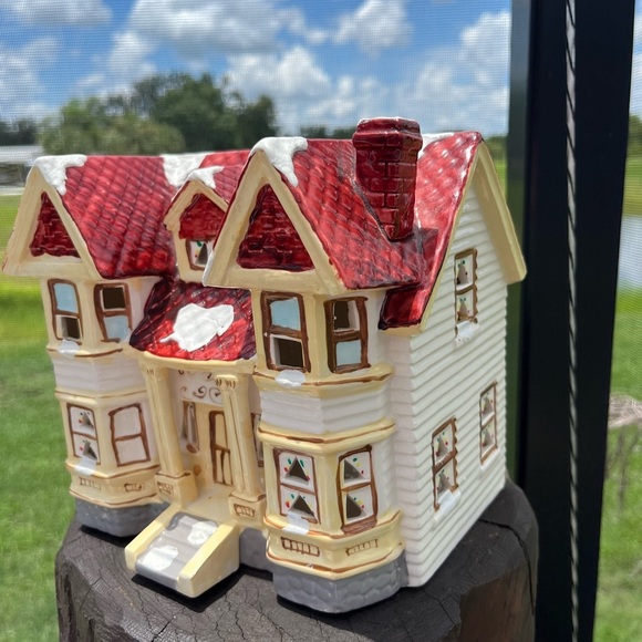 Rare Vintage Department Dept 56 Lincoln Park Duplex Year 1986 - Picture 3 of 11